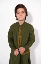 Emb Waist Coat 3Pc Infant Suit